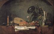 Jean Baptiste Simeon Chardin Instruments Sweden oil painting artist